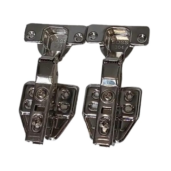 Bộ 12 Bản Lề Inox Chân Chéo BOSS - BL04 cho 1 mét dài cả trên dưới
