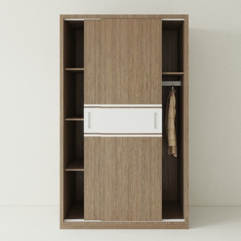 Tủ Quần Áo Gỗ Công Nghiệp Cánh Lùa TATD05