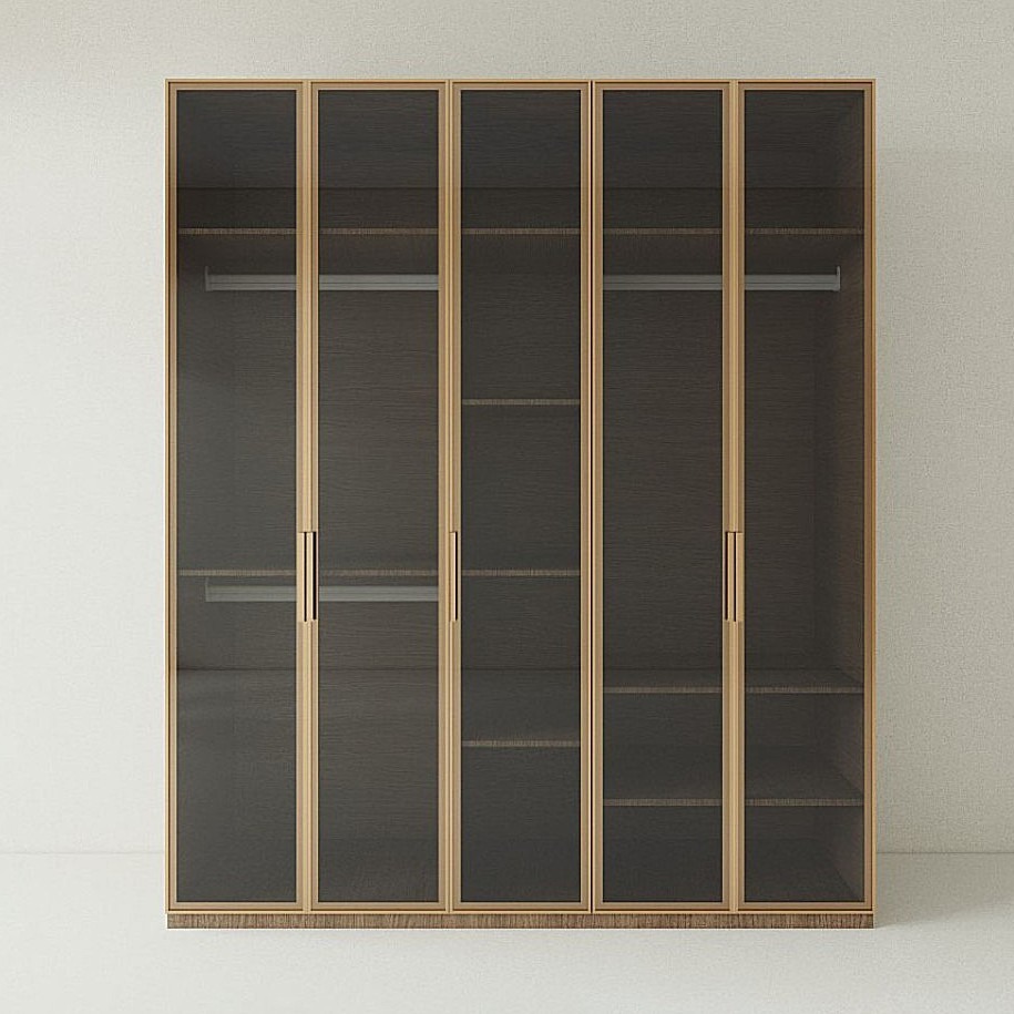 Tủ Quần Áo Gỗ MDF Cánh Kính TATD04