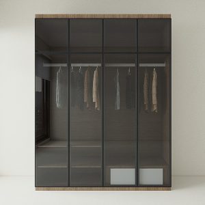 Tủ Quần Áo Gỗ MDF Cánh Kính TATD11