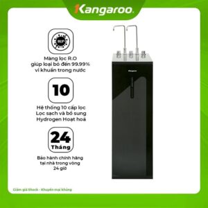 Máy lọc nước hydrogen nóng lạnh Kangaroo KG10A16 – 10 lõi, Model 2025