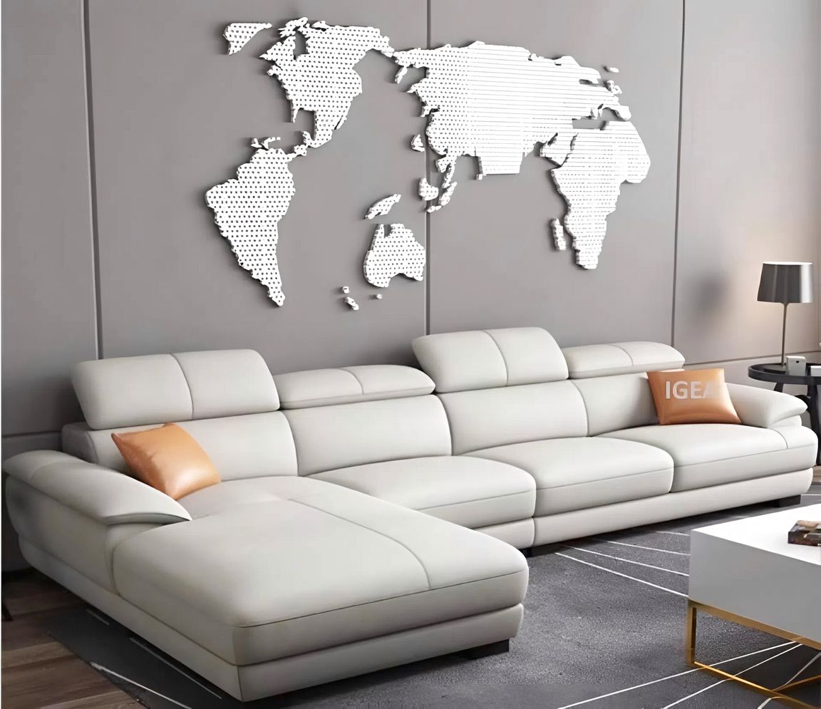 Bộ Sofa da chống bút bi, chống xước chữ L SF02