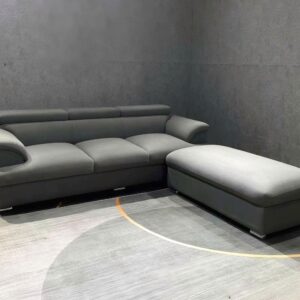 Bộ Sofa da chống bút bi, chống xước 2m kèm đôn dài SF08