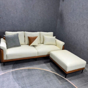 Bộ Sofa da chống bút bi, chống xước 2m kèm đôn dài SF10